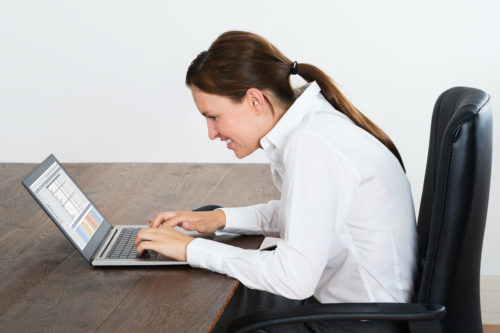 work desk posture